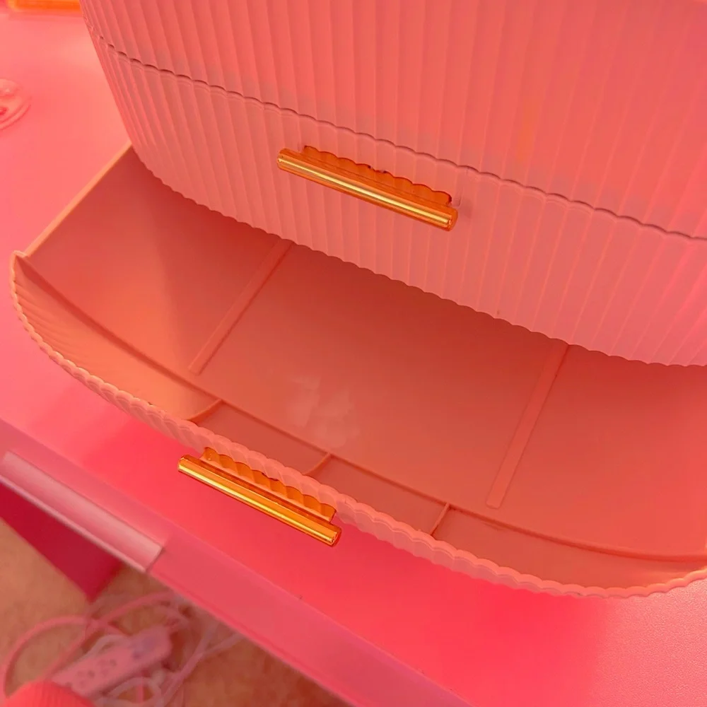 Pink Portable Makeup/Skincare Storage Unit
